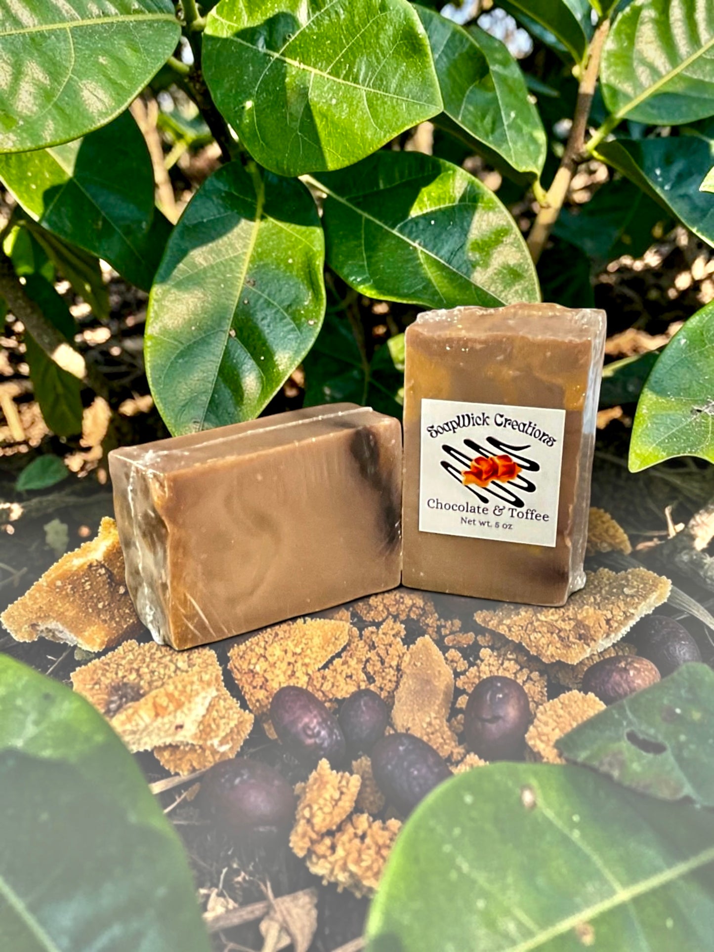 Chocolate & Toffee Handmade Bar Soap