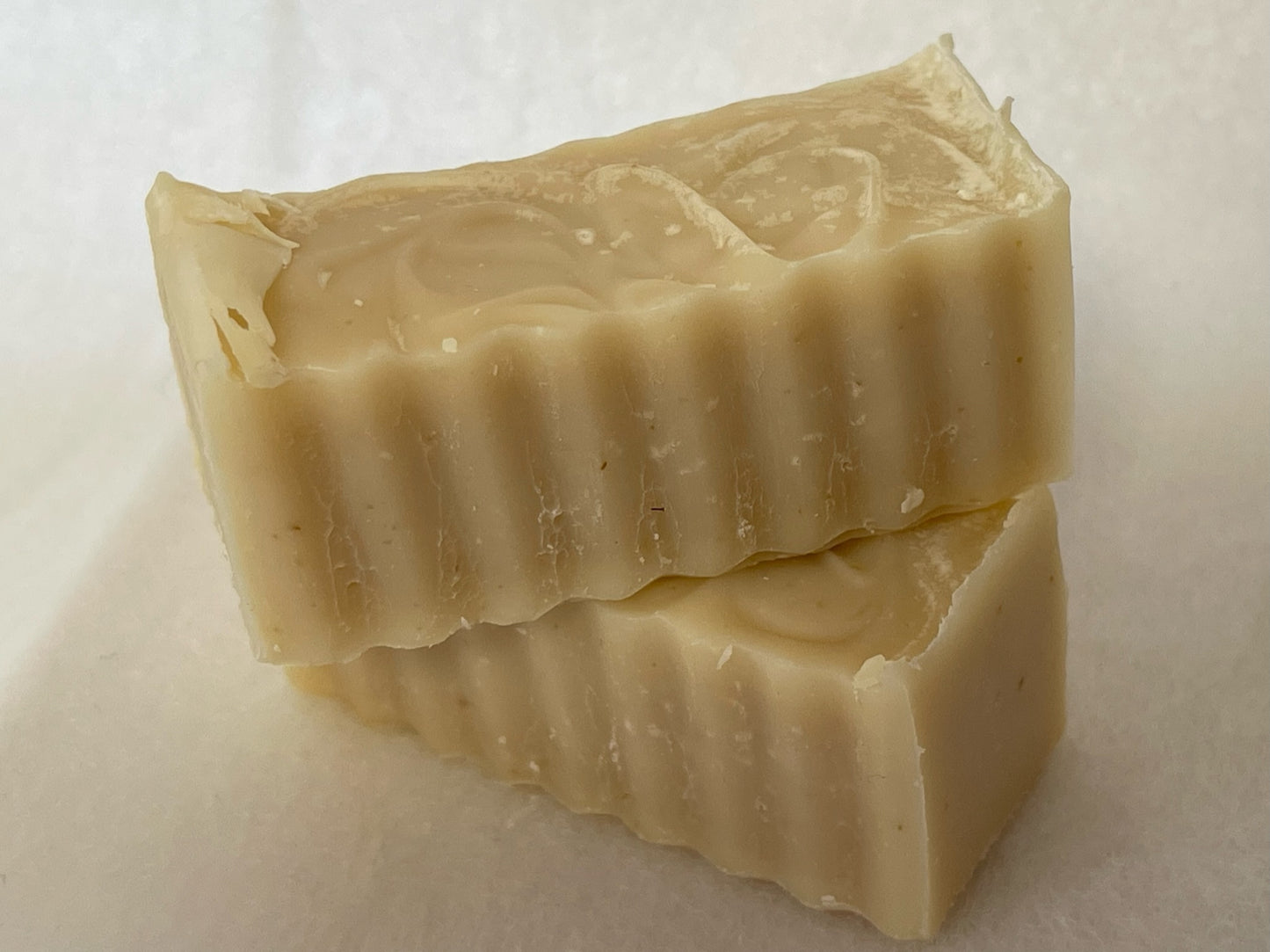 Picture of 2-1.5 ounce bars of simply hoppy soap.